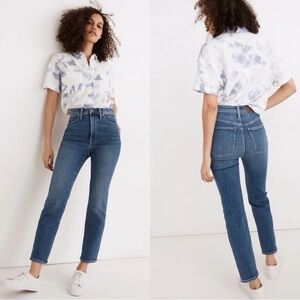 MADEWELL The Perfect Vintage Medium Wash High Rise Jean Sz 28